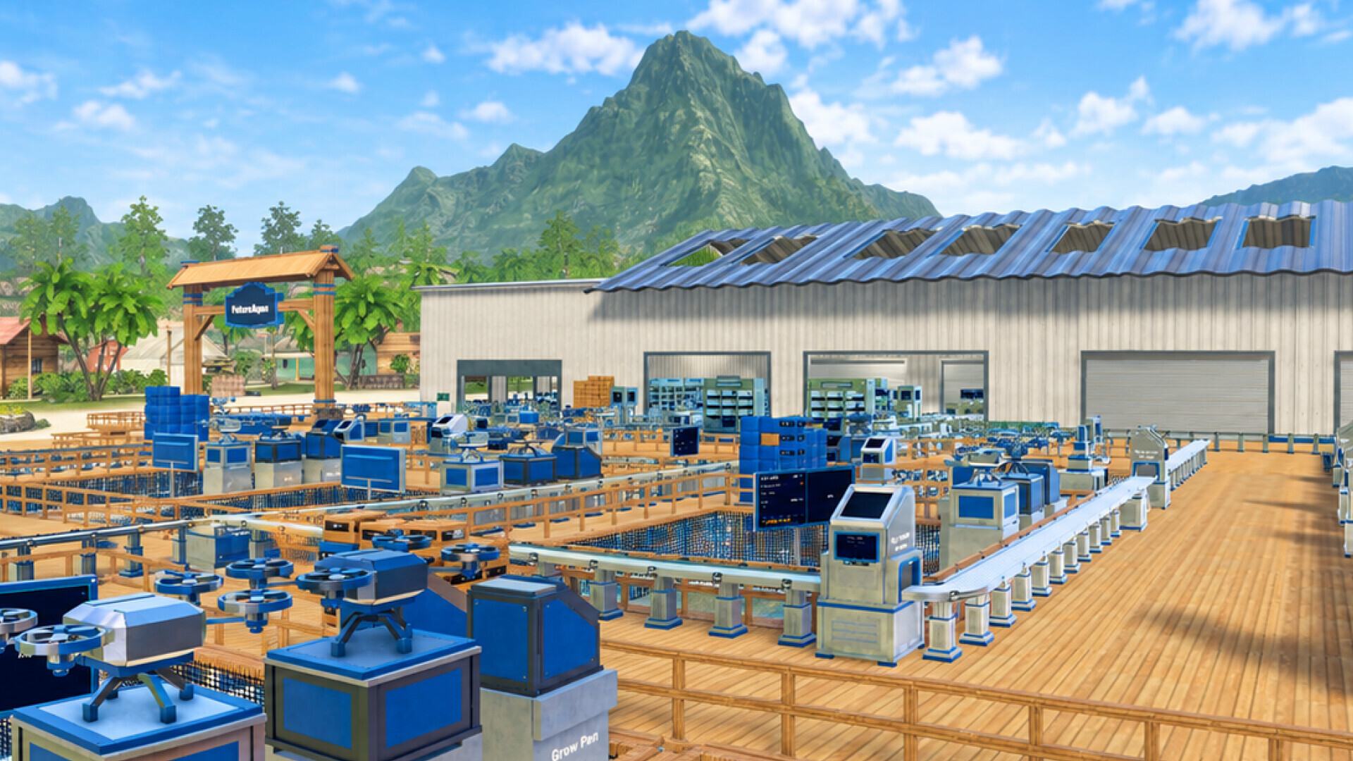 Aqua Factory Simulator official gameplay screenshot 1